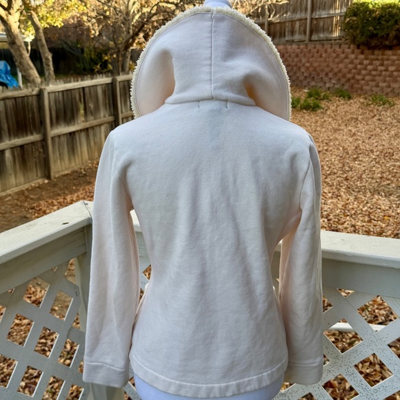 Ralph Lauren Sherpa‎ Shawl Collar Fleece Blazer Jacket Women SZ PM Duffle Button - Picture 7 of 13